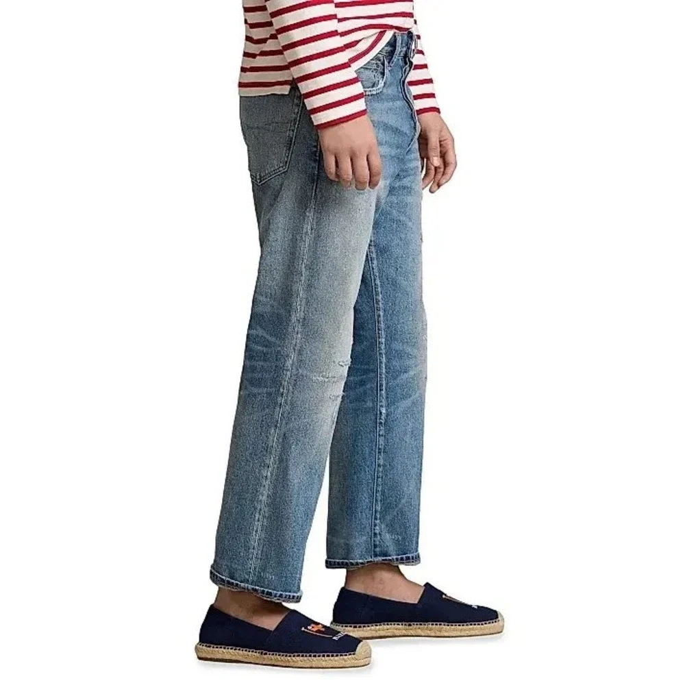 Polo Ralph Lauren Mens Vintage Classic Fit Distressed Jeans Size 34 X 32 FLAW